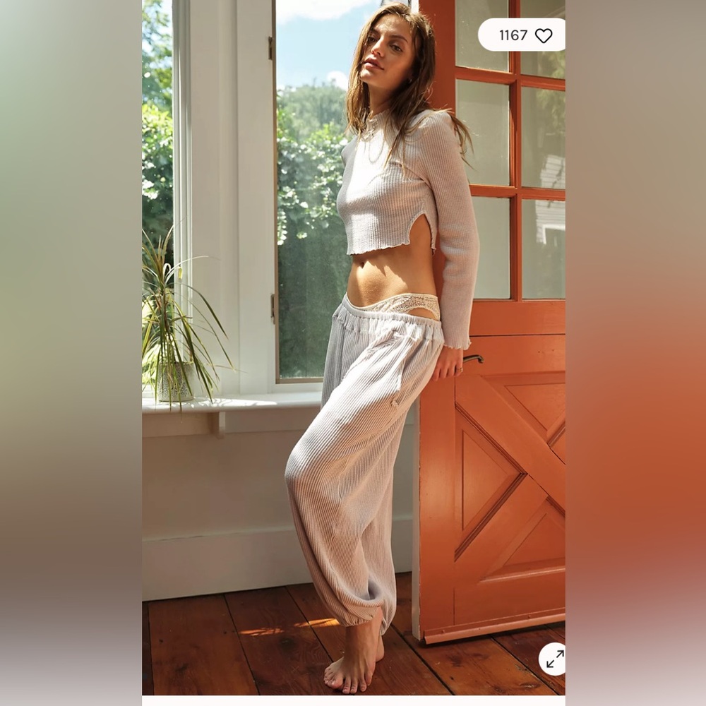 NWOT Free People All I Want Lounge Set in Mink